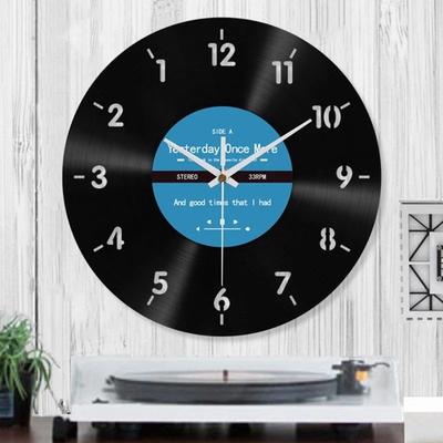 Uplift Treasures Elegant Counterclockwise Silent Vinyl Wall Clock 12 Inch english