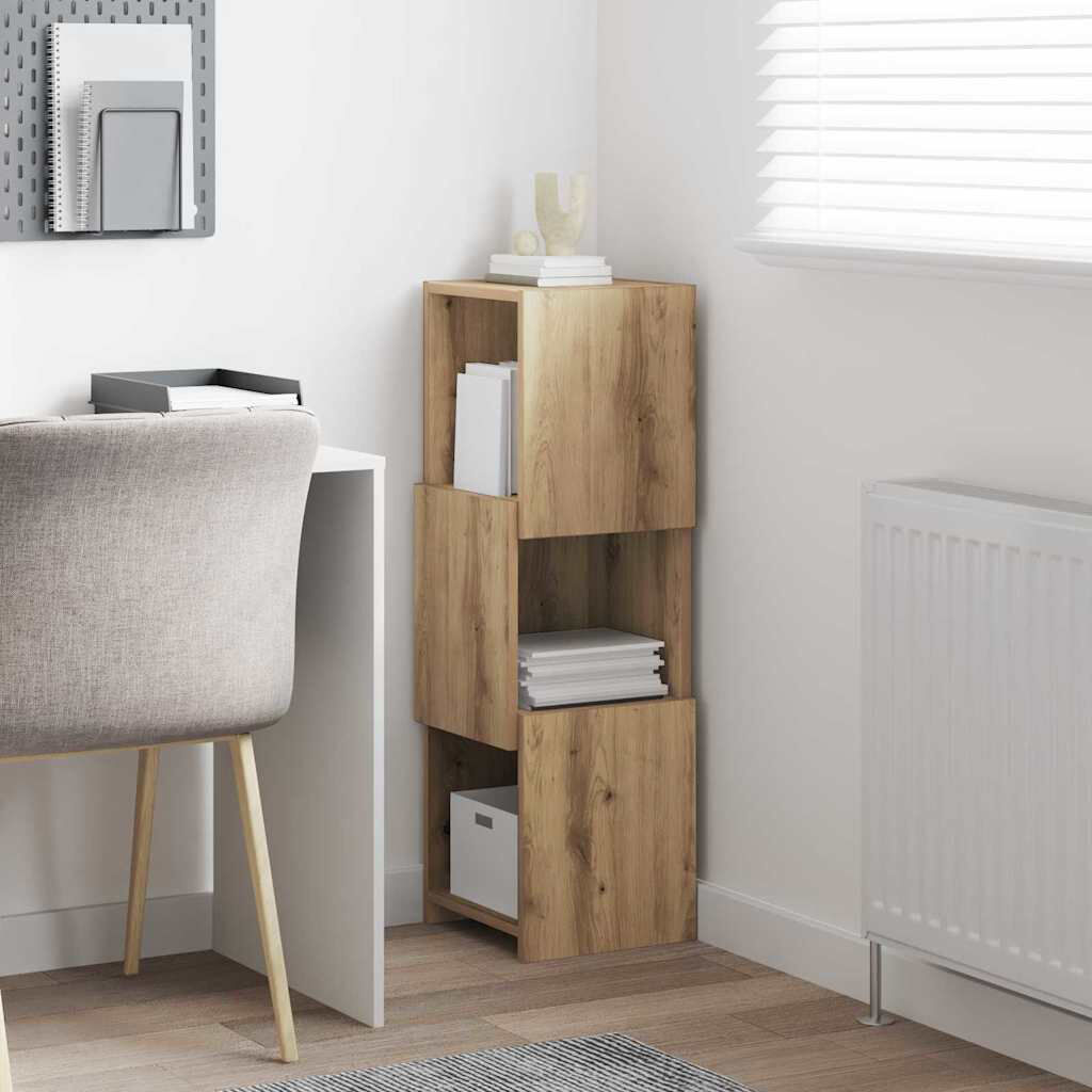 Metro Corner Accent Chest Artisan Oak 95cm H x 30.5cm W x 30cm D