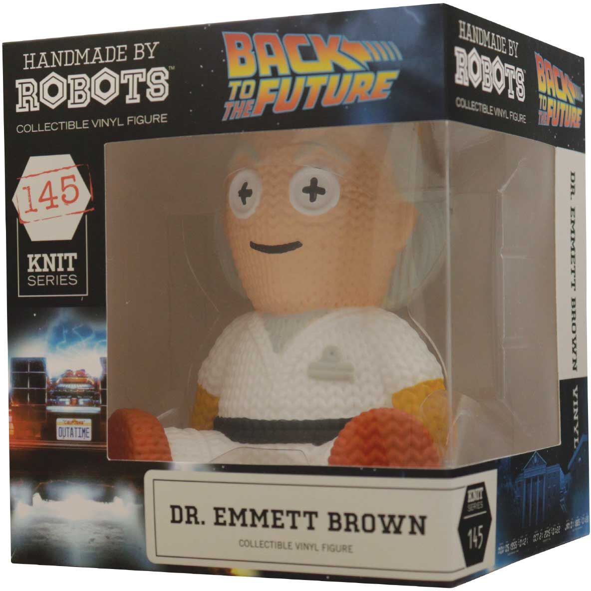 Handmade by Robots Back to the Future Doc Brown #145 Vinyl Figure - Officially Licensed Collectible - Ages 3+