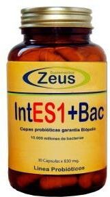 Suplementos Zeus Intes1+Bac 30 Capsules