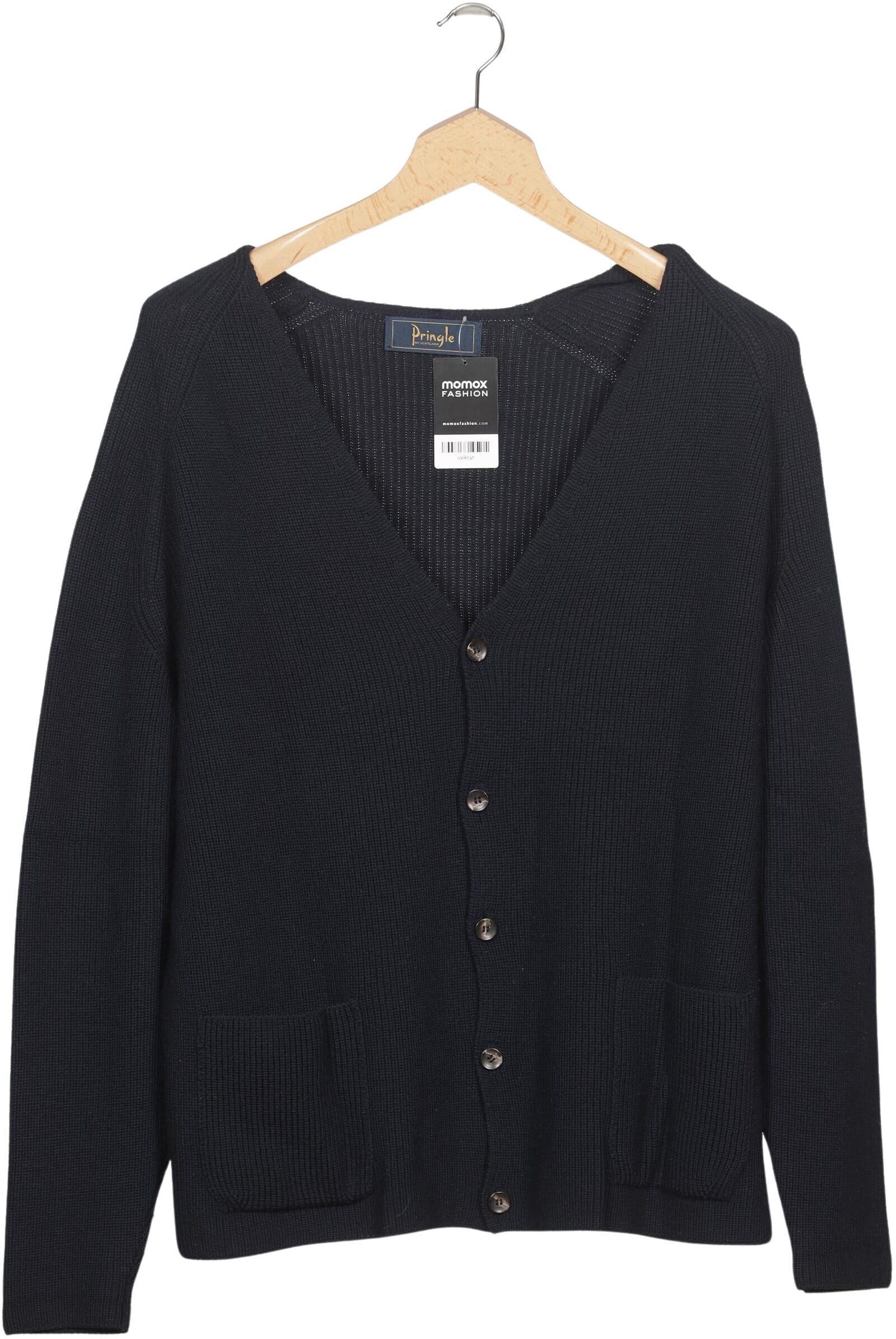Pringle of Scotland Herren Strickjacke, Marineblau, Gr. Xxl, Schurwolle - Second Hand