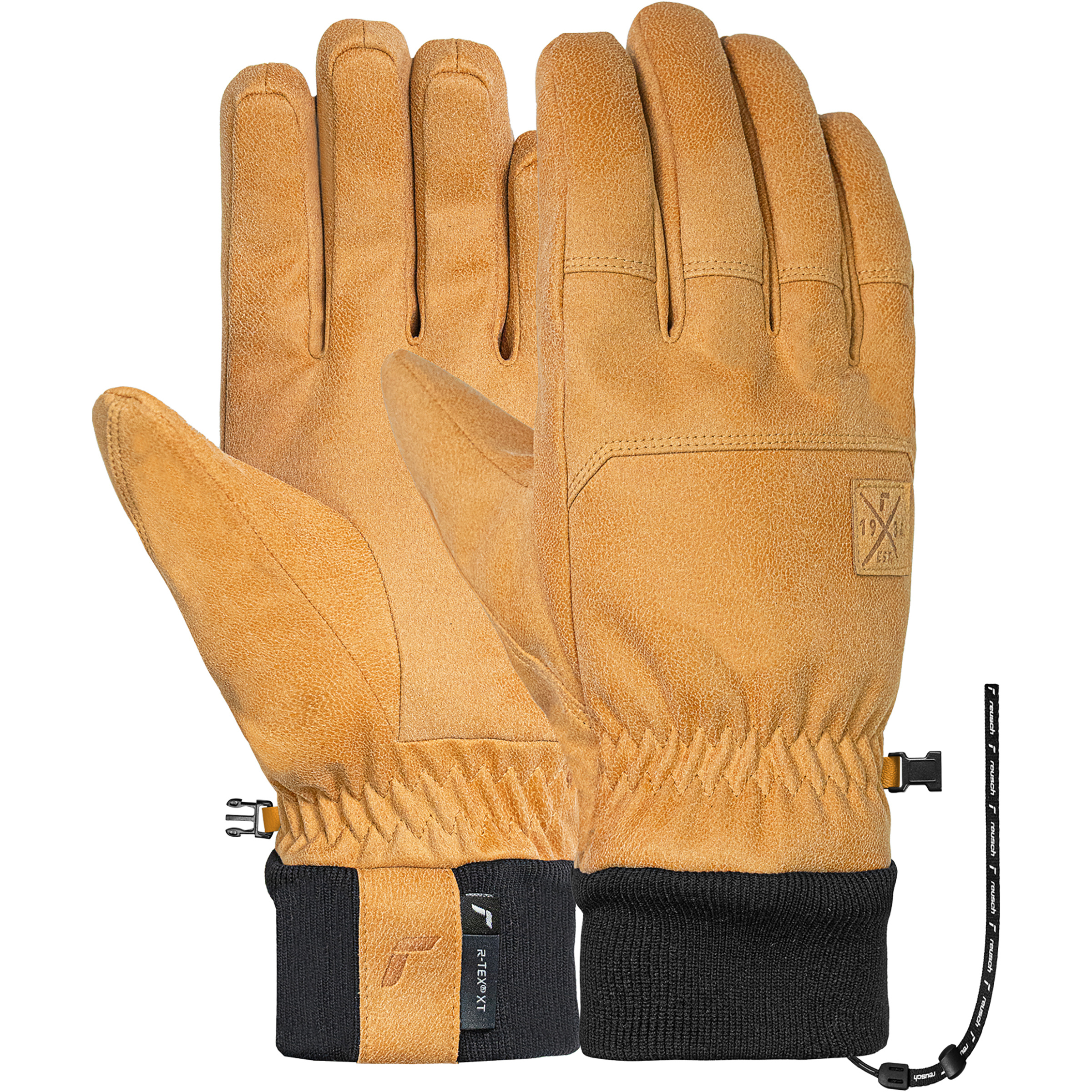 Reusch Danko R-Tex XT Skihandschuhe braun Größe 8.5 Skifahren Wasserdicht