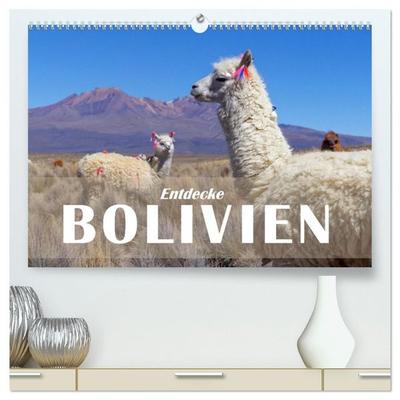 Entdecke Bolivien (hochwertiger Premium Wandkalender 2027 DIN A2 quer), Kunstdruck in Hochglanz