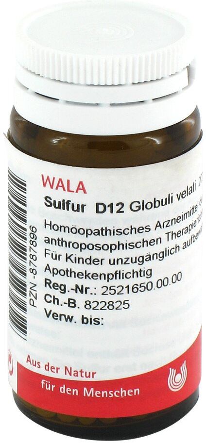 Wala Sulfur D12 Globuli