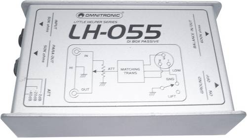 Omnitronic LH-055 Passive DI Box 1-Kanal