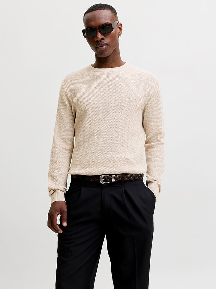 Jack & Jones Pullover in Beige - XXL