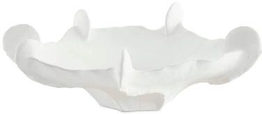 Uttermost Coral Mirage White Outdoor Bowl