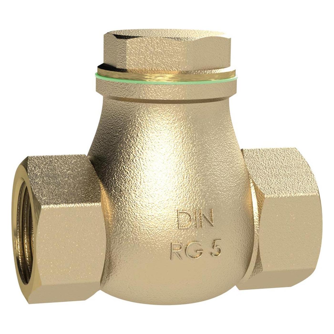 Riegler Rückschlagklappe Rotguss DN40 G1.1/2 PN maximal 16 bar (RK112RG)