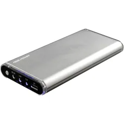 Ultron Realpower Powerbank PB-20800 - Batterieladegerät (20800 mAh, 76.96 Wh), Powerbank, Silber