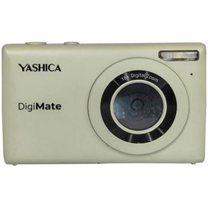 Yashica DigiMate Kompaktkamera grün, mit 2,7 Zoll Display, CMOS Sensor, 4K, 8 MP