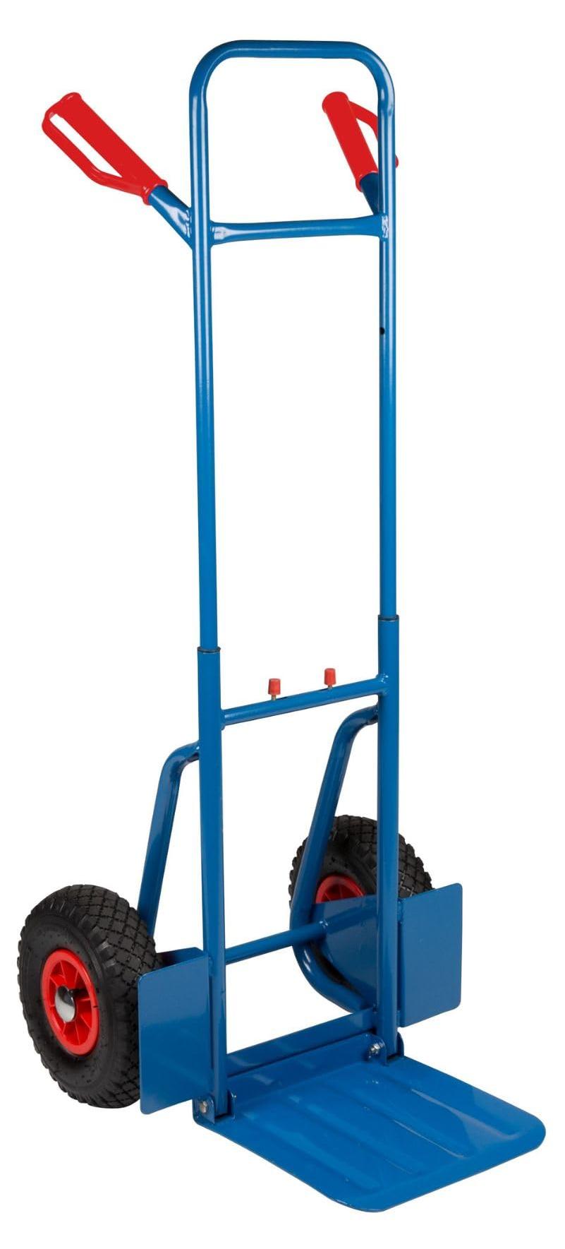 Faltbarer Transportwagen - Tragfähigkeit: 200 kg - Ladefläche: 29 x 29 cm - Aus legiertem Stahl