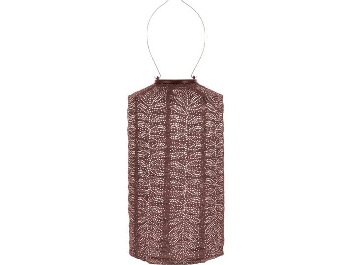 Lumiz solar lampion Folia 18 cm plum