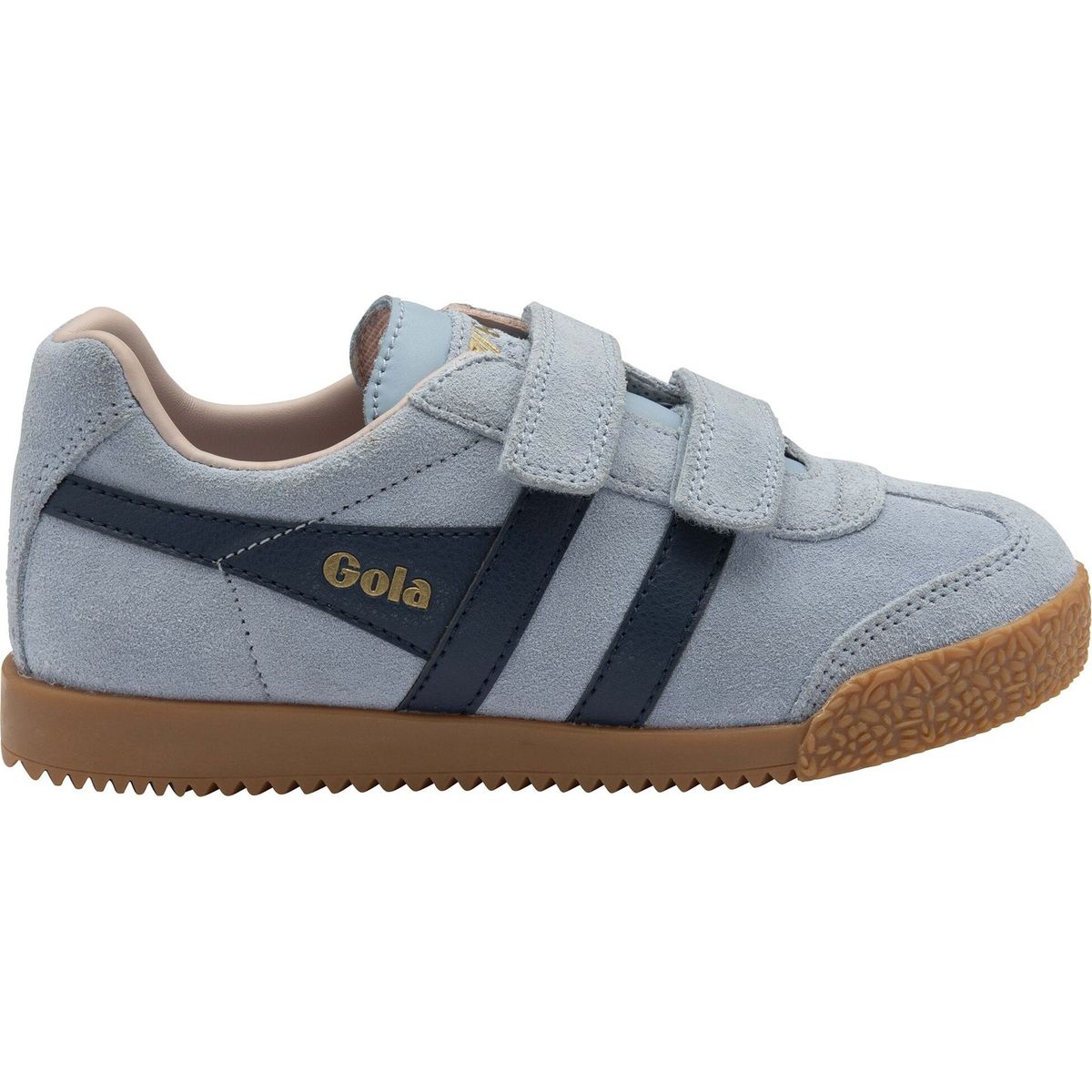 Gola Harrier Strap Sneaker Kids air/navy/chalk pink (IK) 32K CKA192-IK-32K-airnavychalkpink