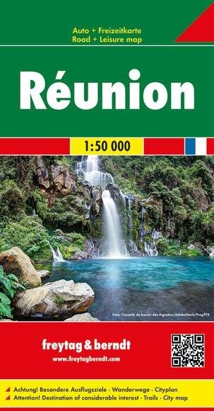 Carte détaillée - Ile de la Réunion   Freytag & Berndt
