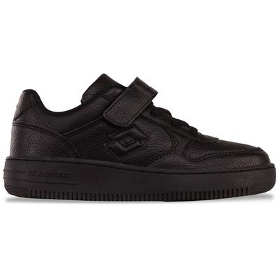 Sneaker LOTTO, Kinder, Gr. 25, schwarz, Synthetik, unifarben, Schuhe Sneaker, - in monochromer Farbgebung