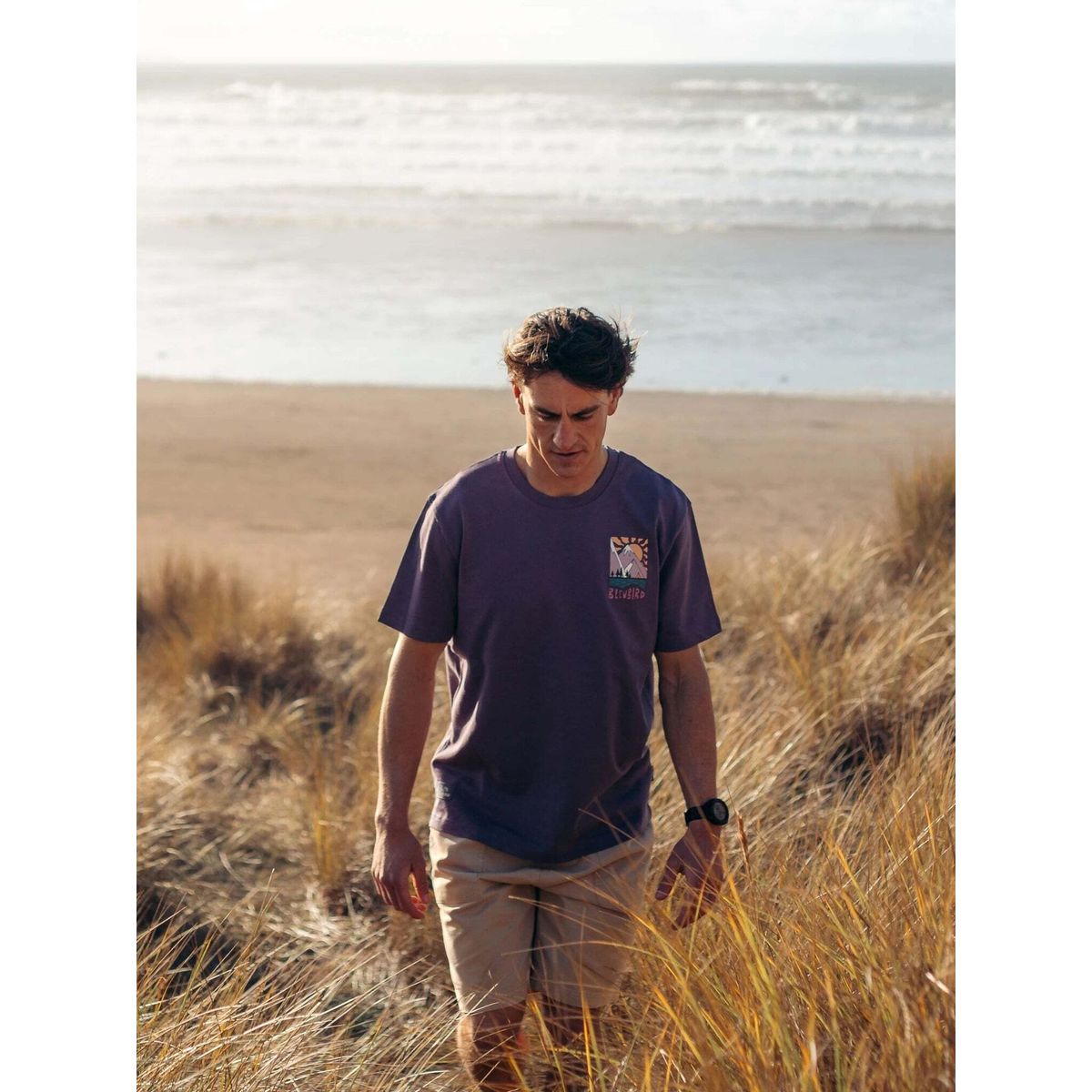 Bleubird Solace Tee - Plum plum L TEE-SOL-PLUM-L
