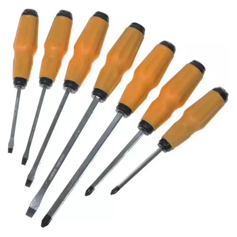 Dedra 7-teiliges Hammer-Schraubenzieher-Set, CrV (0603)