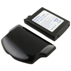 Akku für Sony PlayStation Portable PSP (2. Generation) wie PSP-S110,  mit Rückdeckel, 1800 mAh, 3.7V
