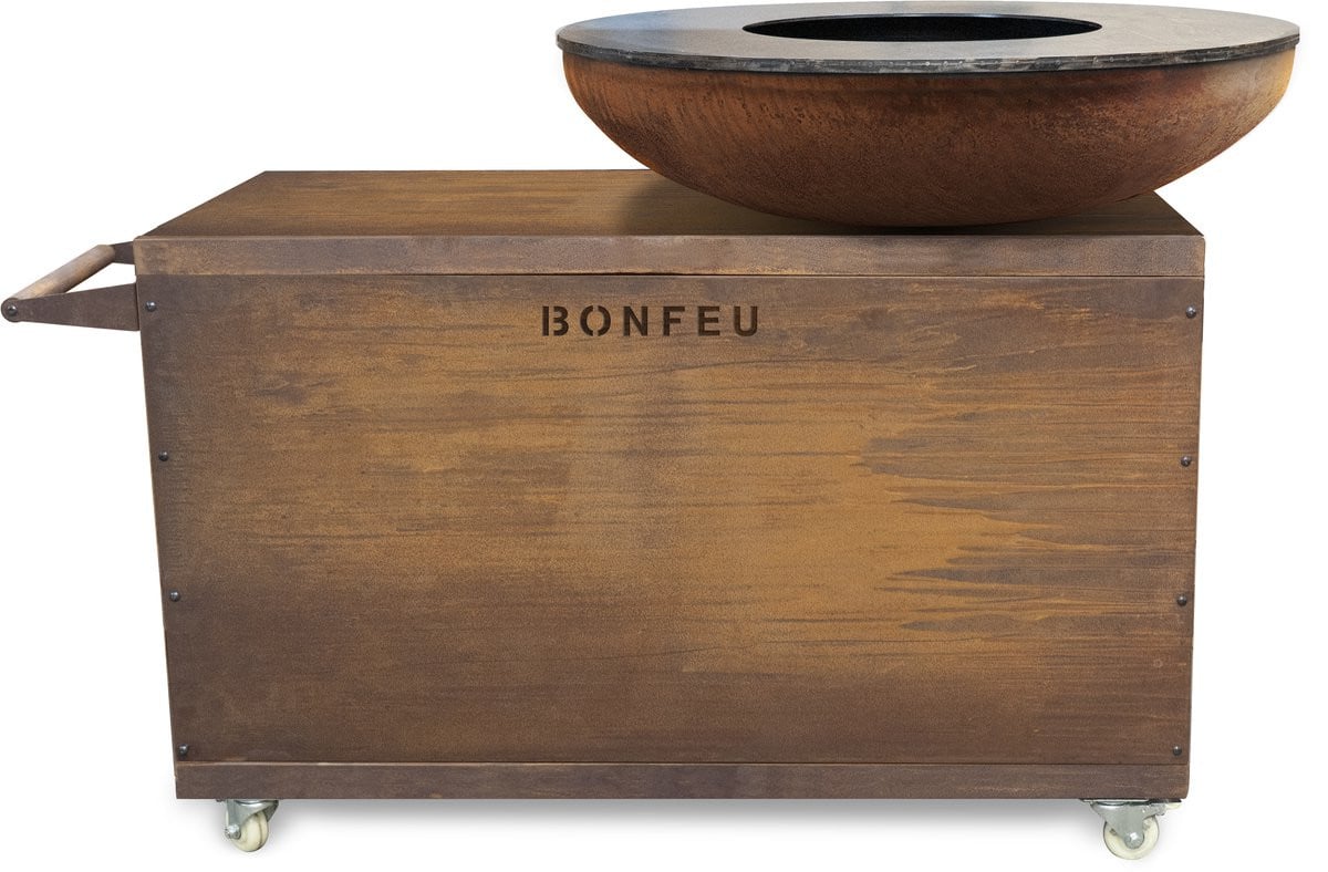 BonFeu BonBiza Island XL Vuurschaal met Plancha - Buitenkeuken voor BBQ - 100 cm