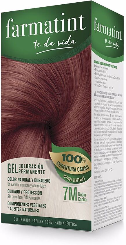 Farmatint Gel coloration permanente #7m-blond acajou