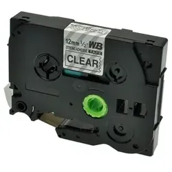 Alternativ-P-Touch für Brother TZES131 schwarz transparent