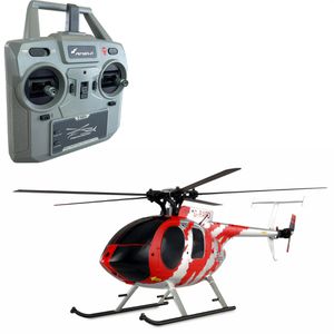 Amewi Fluggerät AFX MD500E Zivil Helikopter 6G RTF, ferngesteuert, mit LED, Akku und Fernsteuerung, Länge 32,5 cm