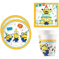 Procos Minions: The Rise Of Gru Geburtstagsdekoration für Kindergeburtstage