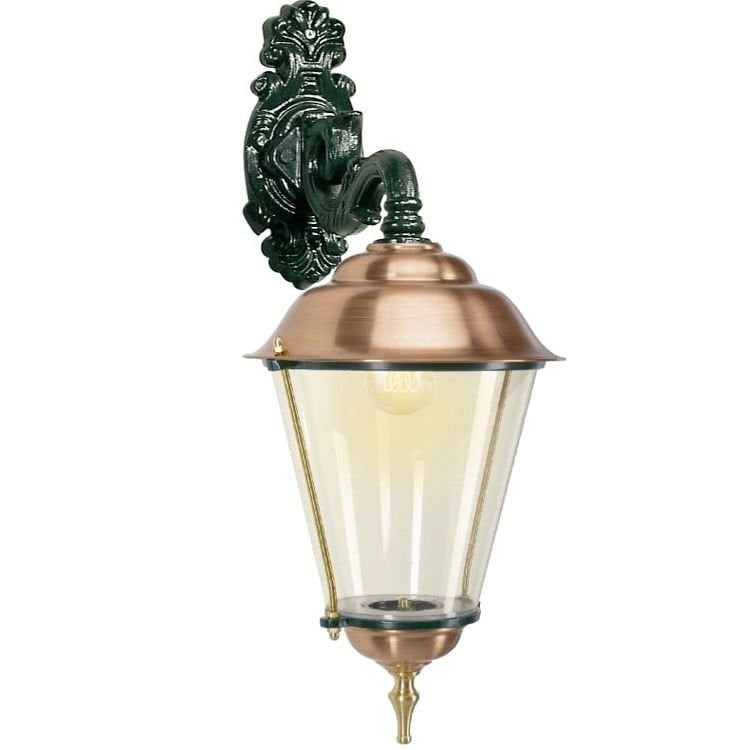 KS Verlichting Nostalgische wandlamp Volendam groen