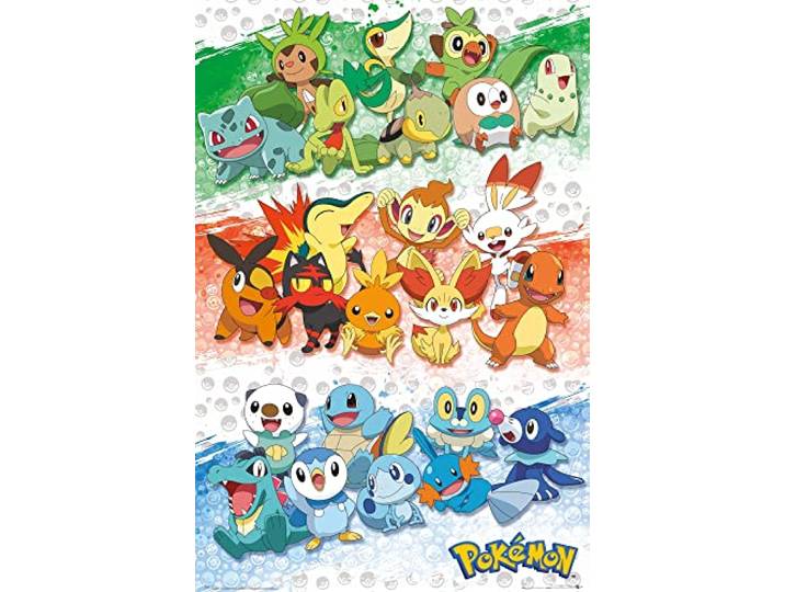 GB eye Pokémon First Partners 61 x 91,5 cm Maxi Poster