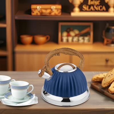 Lorren Home Trends Stovetop Tea Kettle 3L/12 Cups, Whistling Spout.