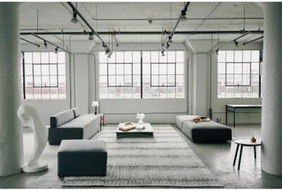 EXQUISITE RUGS Chroma Hand-loomed Wool/Bamboo Silk Charcoal/Grey Area Rug.