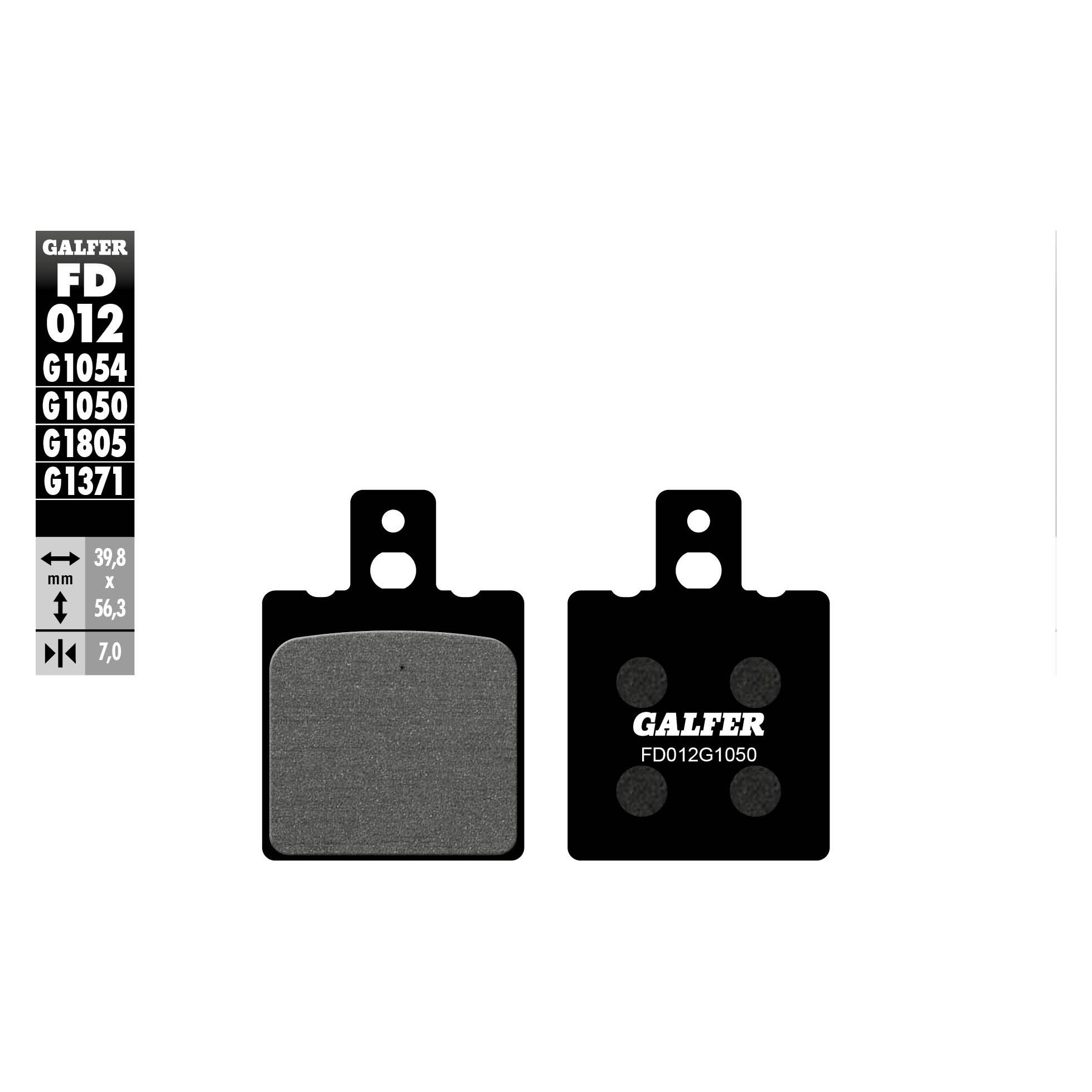 Galfer Bike G1050 Fd012 (Semi-Metallisch) (FD012G1050)