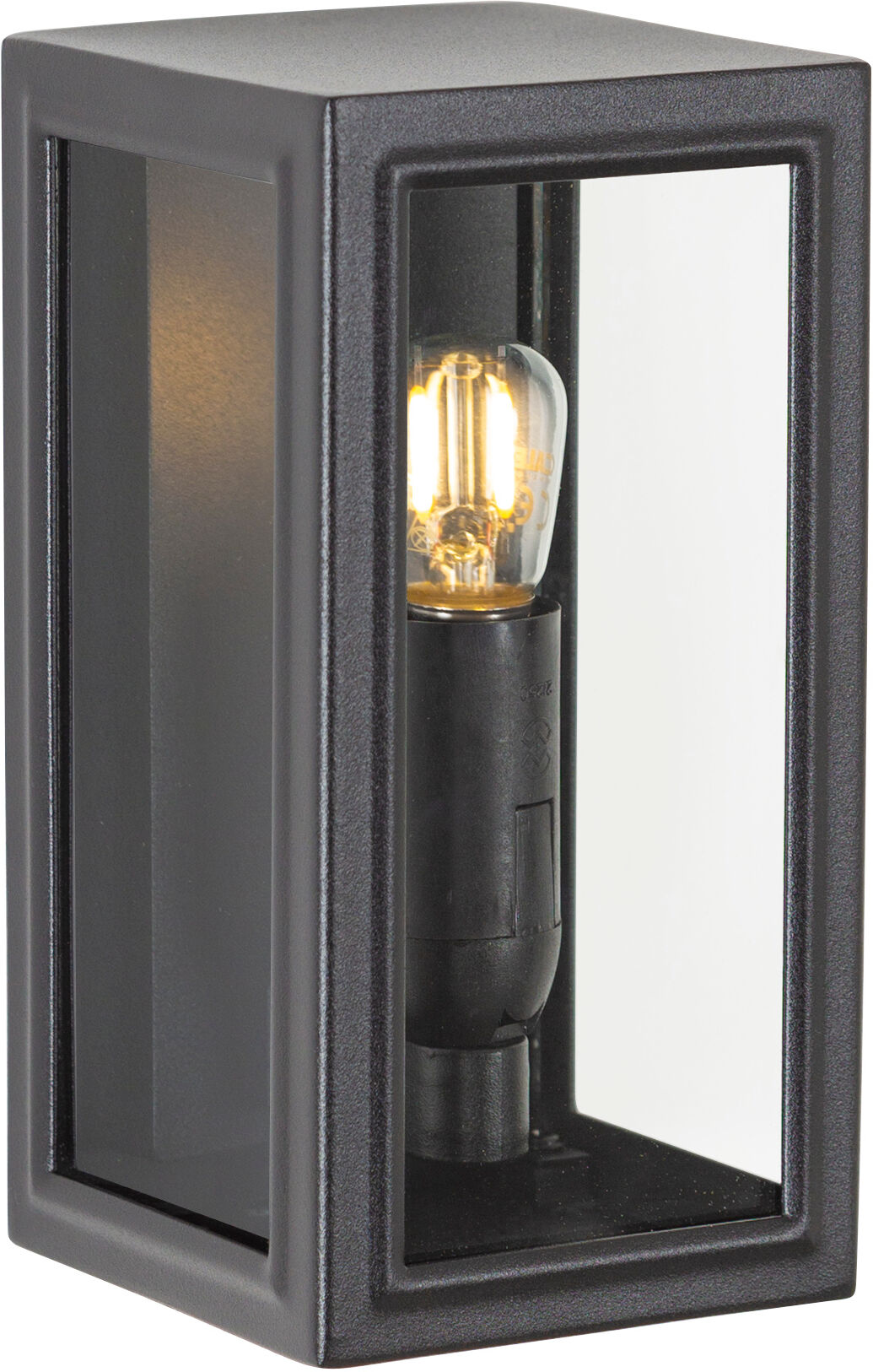 KS Verlichting Spark Mini Muurlamp Zwart met LED