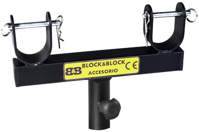 Block And Block AH3502 Truss Support 35mm fem. Schwarz
