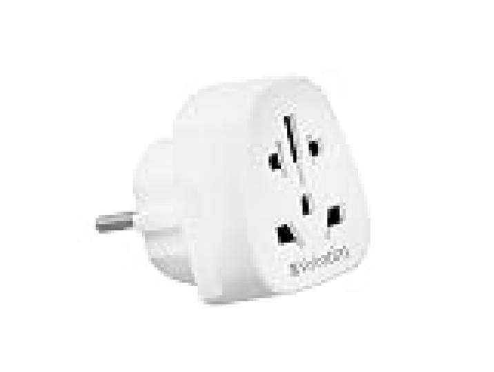 Verbatim World-to-Europe WTEU‑02 Adaptateur de Voyage pour Prise européenne, Prise européenne dans Le Monde Entier, USA, Royaume-Uni, Australie, 100-250 V