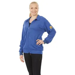 WARMBIER ESD Sweatjacke langarm, blau, unisex, XXL