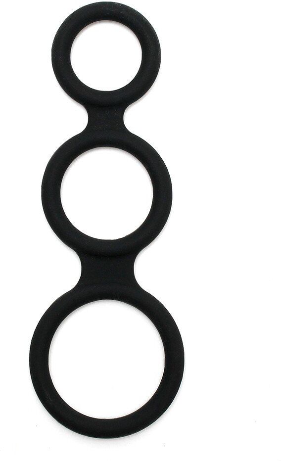 Rimba Triple Cock Ring - Noir
