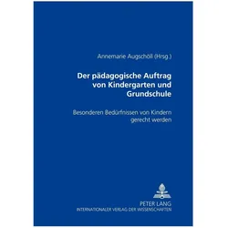 Der pädagogische Auftrag von Kindergarten und Grundschule, Fachbücher