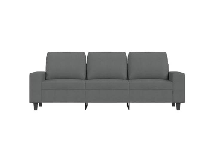KTHLBRH 3-Sitzer-Sofa, dunkelgrau, 180 cm, aus Stoff Gestell aus Metall, Polsterung aus Schaumstoff, maximale Belastung 110 kg pro Sitz