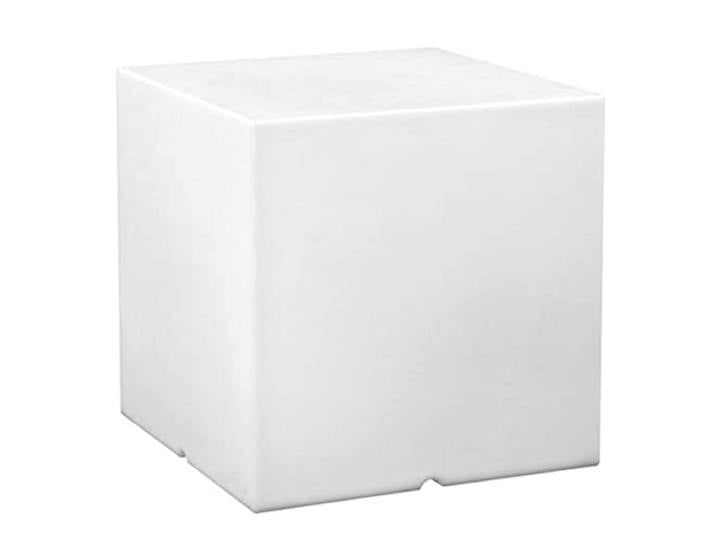 Cube lumineux tabouret filaire pour extérieur LED blanc CARRY 40cm culot E27