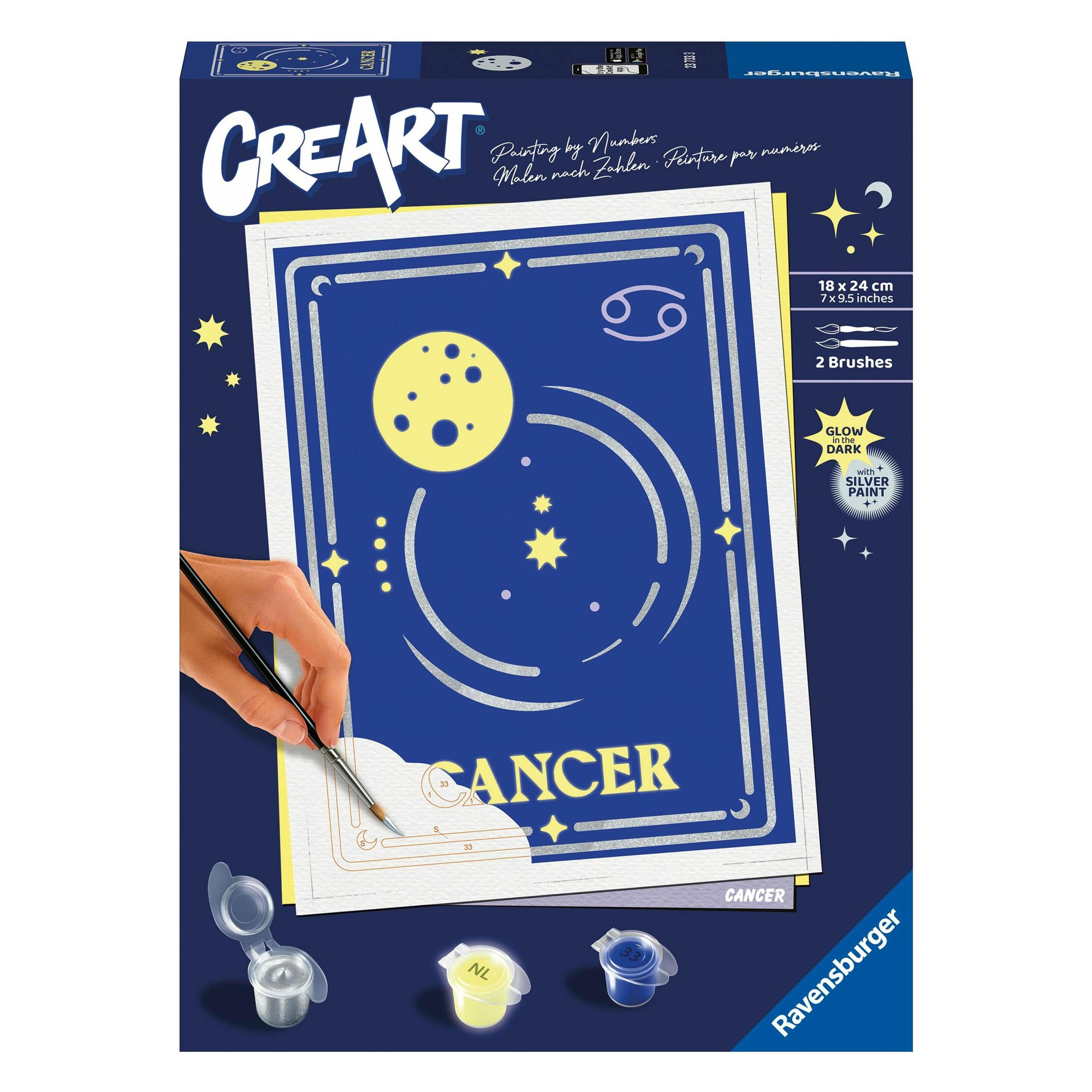 Ravensburger CreArt - Malen nach Zahlen 23733 - Cancer - ab 14 Jahren (23733)