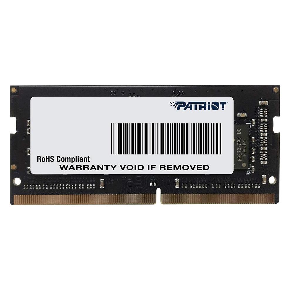 Patriot Signature Notebook Memory, SODIMM, DDR4, 4GB, 2400MHz, CL17 (PSD44G240081S) (1 x 4GB, 2400 MHz, DDR4-RAM, SO-DIMM) (PSD44G240081S)