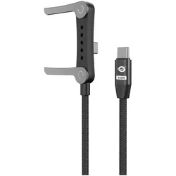 CONCEPTRONIC Kabel 2in1 USB-C2.0->C 60W/PD,480Mbs tel.Halter