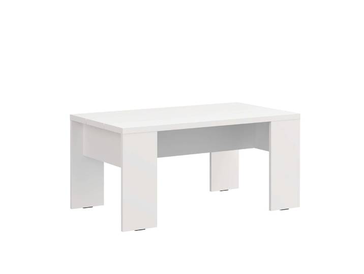 Couchtisch HOME AFFAIRE Montese, Wohnzimmertisch, Sofatisch, Beistelltisch, Kaffeetisch , weiss (opaque weiß, weiß, weiß), B:90cm H:42,5cm T:50cm, Tische, Couchtisch, Moderner Couchtisch: 3 Grössen, 4 Farben – ideal für kleine Räume