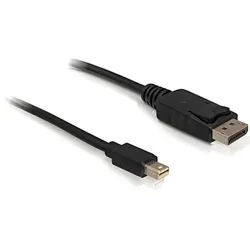 DeLOCK 1m Displayport Cable mini DisplayPort Schwarz