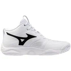 Mizuno, Unisex, Hallenschuhe, Wave Momentum Elite Mid (41), Weiss