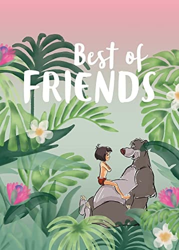 Komar Disney Jungle Book Best of Friends Poster, Multicolour, 50 x 70 cm