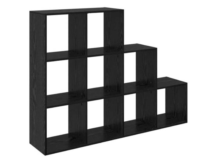 Regal, Raumteiler aus Holz, 137,5 x 29 x 103,5 cm Verstellbare Regale, freistehende Struktur, modernes Design, Aufbewahrung für Bücher und Dekoration, Raumtrennung im