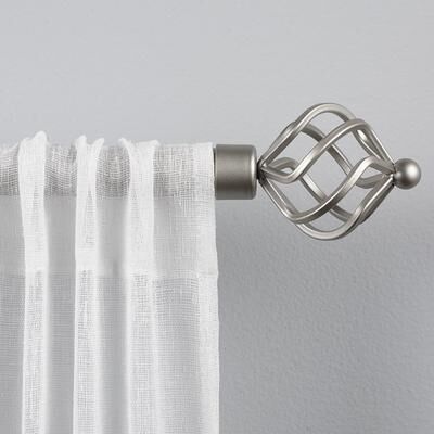 Porch & Den Freret 1-inch Curtain Rod and Finial Set