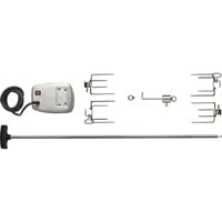 Commercial Drehspieß-Set für 500-er Modelle, Grillspieß edelstahl, inkl. Motor